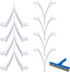 Aster 8Pcs Pool Brush Clip Pool V Clips Replacement Set for Poles- Pool Brush Plastic Clips/Pool Pole Clips Perfect for Pool Brushes, Skimmers, an...