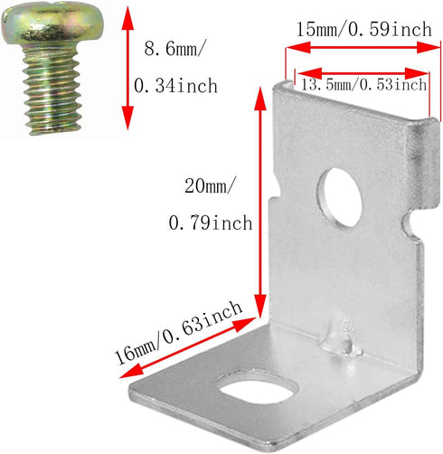 12pcs MHS012 Power Supply Fixed Bracket Installation Accessories Motor Mount Mounting Bracket...