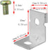 12pcs MHS012 Power Supply Fixed Bracket Installation Accessories Motor Mount Mounting Bracket...