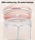 MURRI&MURRDI Retainer Case, Denture Bath Box with Strainer Basket, Mouth Guard Case, Braces Cleaner Cup, Cute Denture Holder Retainer Storage Soak...