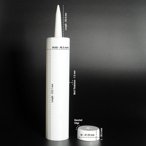 Red Devil 1010 300ML Empty Caulk Tube, 10 oz. Reusable Plastic Caulking Cartridge, 6 Pack...