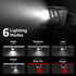 Lepro LED Headlamp Flashlights, 1500Lux Head Lamp with 6 Lighting Modes and Red Light, IPX4 Waterproof Headlamp for Camping Hiking Backpacking Fis...