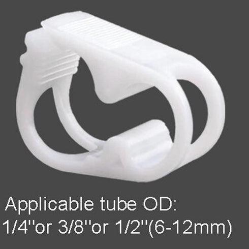 Plastic Tubing Clamps, Adjustable Tube Clamp Shut Off Hose Clamp for 1/4" - 1/2" Tube O.D.Water Flow Control Hose Clip Laboratory Pinch Valve, Con...