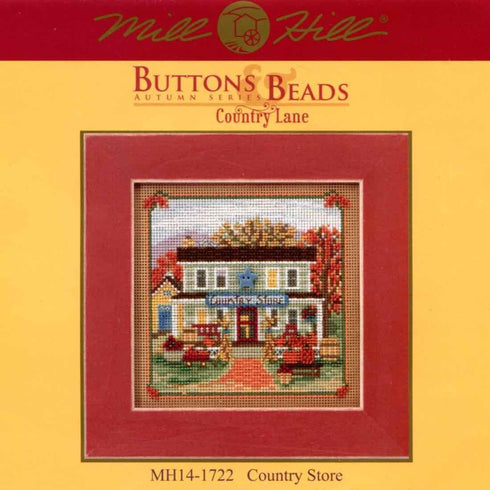 Country Store Beaded Counted Cross Stitch Kit Mill Hill 2017 Buttons & Beads Autumn MH141722...