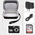 Carrying & Protective Case for Digital Camera, AbergBest 21 Mega Pixels 2.7" LCD Rechargeable HD/Kodak Pixpro/Canon PowerShot ELPH 180/190 / Sony ...