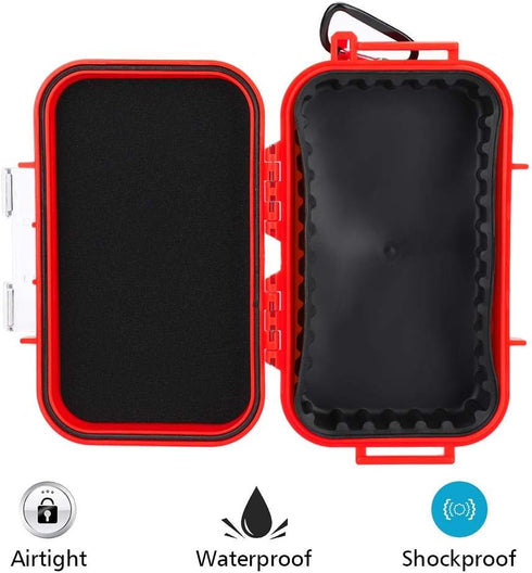 Plastic Waterproof Shockproof Box Outdoor Waterproof Airtight Survival Case Storage Case Floating Hard Shell Wet Dry Box Carry Box Container Marin...