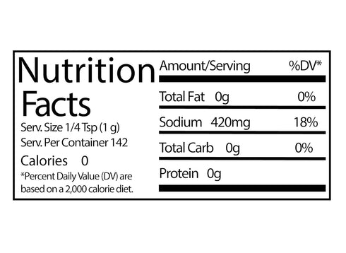 Viva Doria Hawaiian Smoked Black Lava Sea Salt, Fine Grain, 5 Oz Glass Jar...