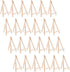Tosnail 24 Pack 6" Small Art Easel Stand Tabletop Mini Wooden Display Stand Photo Holder Display Stand for Artist, Students, Adults, Kids Painting...