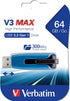 Verbatim Store 'n' Go V3 Max USB 3.0 Drive (49807), Black, Blue...