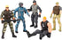 14 Pack Army Men and SWAT Team Soldiers Action Figures,Soldiers Action Figures Playset with 14 Design Military Weapons Accessories, for Kids Child...
