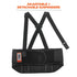 Ergodyne ProFlex 1600 Back Support Brace, 9" Extended Support, High Cut Front For Mobility, Small,Black...