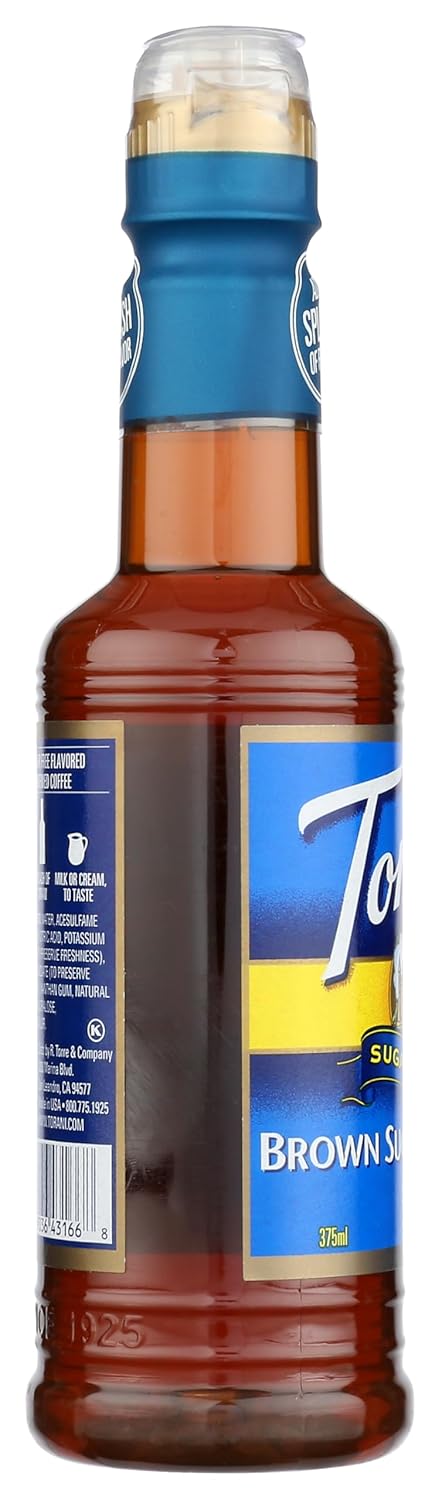 Torani Syrups, Flavoring Syrup Sugar Free Brown Sugar Cinnamon, 12.7 Oz...