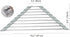 Triangle Dish Drying Rack for Sink Corner Roll Up Folding Stainless Steel Multipurpose Over The Sink Dish Drainer Mat for Kitchen (Grey)...