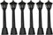 LQ Industrial Mini Lamppost 6PCS Miniature Railway Train Lamp Post Lights Street Light Model for Doll House Micro Landscape Fairy Garden...