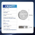 EEMB 5 Pack CR2477 Battery 3V Lithium Battery Button Coin Cell Batteries 2477 Battery DL2477, ECR2477 for Electronic Candle, Light, Remote Control...