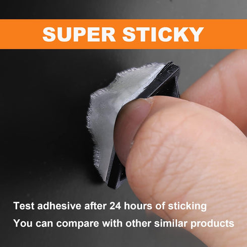 50 Pack 1.5 inch Zip Tie Adhesive Mounts Self Adhesive Cable Tie Base Holders with Multi-Purpose Tie wire clips with screw hole,Anchor stick on wi...