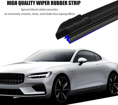 26"+18" Wiper Blades with 11" Rear Wiper Blade Set Replacement for 2015+ Audi A3 S3 2017+ RS3 2013+ Volkswagen GTI 2016+ Passat Windshield Wipers ...