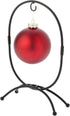 Bard's Oval Shaped Black Wrought Iron Ornament Stand, 11" H x 7.25" W x 7.25" D...