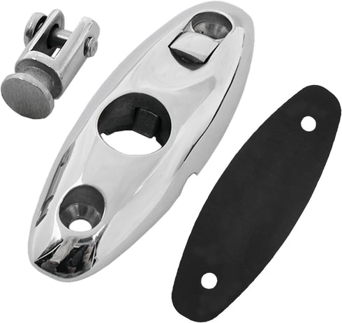 Bimini Top Quick Release Deck Hinge 316 Stainless Steel Boat Side Mount Swivel Hinge with Screws (3.6 inch 2 Pack)...
