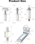 Bifold Door Hardware, 16PCS Mellbree Bi-fold Closet Door Hardware Repair Tool Kit...