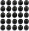 200Pcs 4mm Natural Matte Black Onyx Agate Beads Round Loose Gemstone Stone Beads for Jewerly Making with Crystal Stretch Cord...