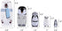 Yoption 5Pcs Russian Matryoshka Dolls Handmade Wooden Polar Bear Penguin Nesting Dolls Set for Kids Christmas Birthday Toy Gift (Polar Bear)...