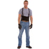 Cordova SB-M Adjustable Back Support Belt with Attached Suspenders, Medium, Black...