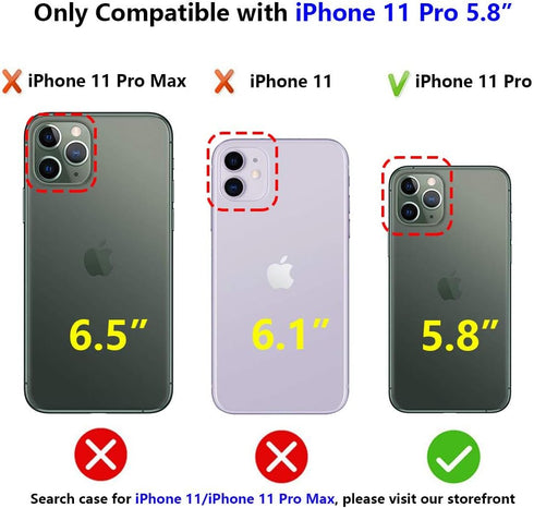 JIAXIUFEN Compatible with iPhone 11 Pro Case Gold Electroplated Glitter Marble Slim Shockproof Flexible TPU Soft Cover Phone Case for iPhone 11 Pr...
