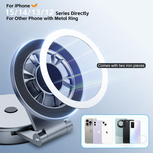 Tesla Phone Mount, Tesla Magnetic Mount Tesla Model 3 Y Accessories Tesla Phone Holder Fits for iPhone 15 14 13 12 & All Phones with Magnetic Ring...