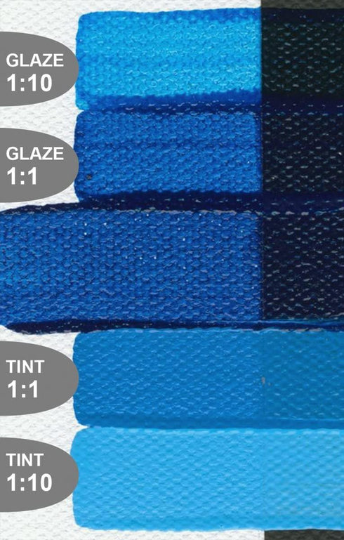 1 Oz Fluid Acrylic Color Paints Color: Phthalate Blue (Green Shade)...