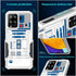 for Samsung Galaxy A42 5G, R2D2 Astromech Droid Robot Pattern Shock-Absorption Hard PC and Inner Silicone Hybrid Dual Layer Armor Defender Case fo...