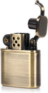 Antique Style Lift Arm Kerosene Brass Metal Windproof Lighter for Collection Decorative Gift (Bronzy)...