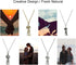 Taouzi Valentine's Day Necklace for Women Affectionate Hug Necklace Couples Necklace for Him and Her Stainless Steel Chain Necklace Valentine's Da...