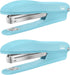 Mr. Pen- Staplers for Desk, 2 Pack with 200 Staples, 20 Sheet Capacity, Blue, Office Stapler, Desk Stapler, Stapler with Staples, Stapler Set...