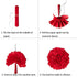 Jofan Valentines Decor Kit with 1 LOVE Banner, 1 Hearts Felt Garland, 6 Paper Fans, 6 Paper Flower Balls, 6 Hanging Swirls, 200 Rose Petals for Va...