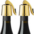 OWO Wine Bottle Stopper Wine Saver with Silicone Stainless Steel Decorative Wine Preserver Wine Toppers Stopper Reusable Wine Corks Keeps Wine Fre...
