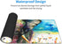 Watercolor Cool Elephant Large Mouse Pad Non-Slip Gaming Mousepad Rubber Base Keyboard Mouse Desk Mat Large Desk Mat Desk Pad Protector 31.5 x 11....