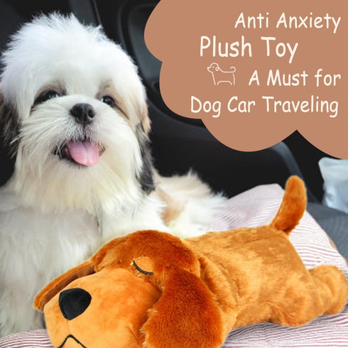 vocheer Puppy Heartbeat Toy, Dog Anxiety Relief Calming Aid Puppy Heartbeat Stuffed Animal Behavioral Training Sleep Aid Comfort Soother Plush Toy...