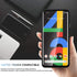 Orzero (3 Pack) Tempered Glass Screen Protector Compatible for Google Pixel 4a Protector De Pantalla with Alignment Frame 9 Hardness HD Anti-Scrat...