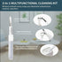 CREI.TOR Cleaner Kit for Airpods Pro 1 2 3 Multi-Function Cleaning Pen with Soft Brush Flocking Sponge for Bluetooth Earphones Case Cleaning Tools...