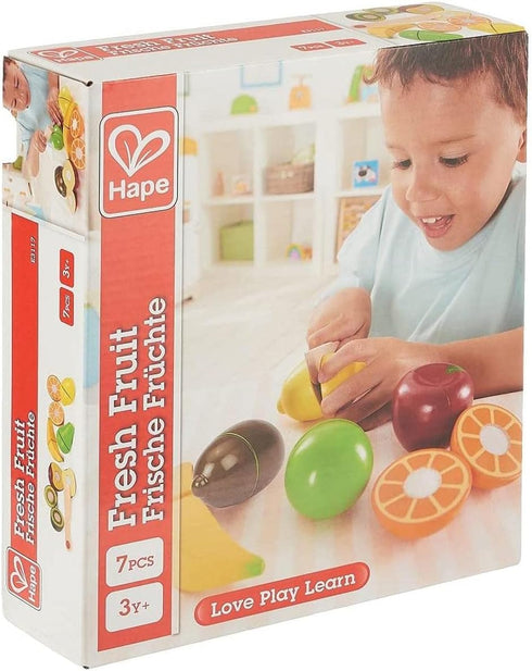 Award Winning Hape Fresh Fruit Wooden Kitchen Play Food Set For 3+ Years...