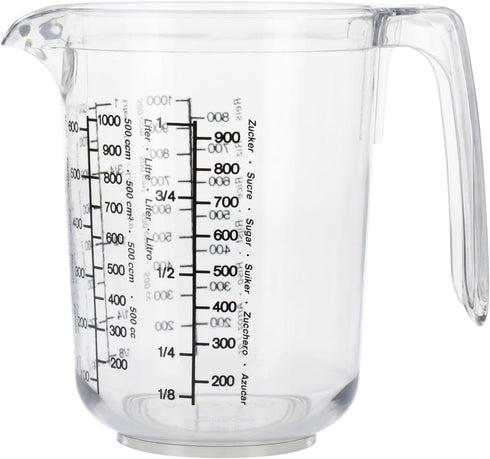Westmark Germany 'Gerda' Measuring Cup Clear Multi Measurement Tool for Baking, Cooking, Sugar, Flour (Clear)...