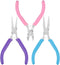 Shynek Jewelry Pliers, 3pcs, Tools with Needle/Chain Nose Pliers, Round Nose Pliers and Wire Cutter for Jewelry Repair, Wire Wrapping, Crafts, Jew...