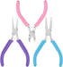Shynek Jewelry Pliers, 3pcs, Tools with Needle/Chain Nose Pliers, Round Nose Pliers and Wire Cutter for Jewelry Repair, Wire Wrapping, Crafts, Jew...