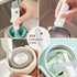 Bottle Cleaning Brush Set, Long Handle Silicone Cleaner Brushes + Thermos Lid Cup Brush + Drinking Straw Brush for Cleaning Baby Bottles, Narrow N...