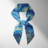 Women's Van Gogh Oil Painting HairBand Long Ribbon Mini Scarf Fashion Decorative Strap of Handbag...