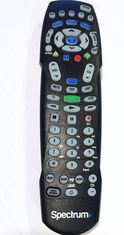 Spectrum TV Remote Control 3 Types to Choose FromBackwards Compatible with Time Warner, Brighthouse and Charter Cable Boxes (Pack of One, RC 122)...