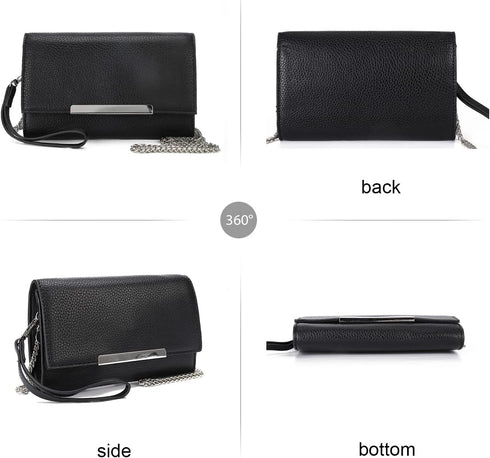 AFKOMST Summer Clutch Purses for Women 2024 Formal Crossbody Evening Bag and Wristlet Handbags with Chain Strap...
