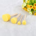 4Pcs Round Stencil Sponge Wooden Handle Foam Sponge Paint Brush Furniture Art Crafts Painting Tool Supplies...