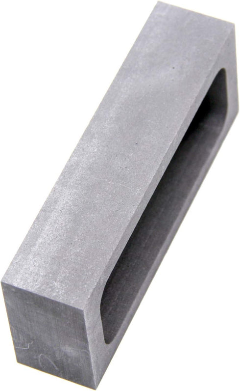 Graphite Ingot Mold, High Purity Refining Graphite, Melting Casting Mould for Gold Silver Aluminum Copper Brass Zinc Plumbum and Alloy Metals (4.9...